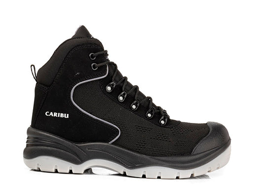 Bota Industrial Dielectrica textil con puntera de protección Caribu 317 Gris