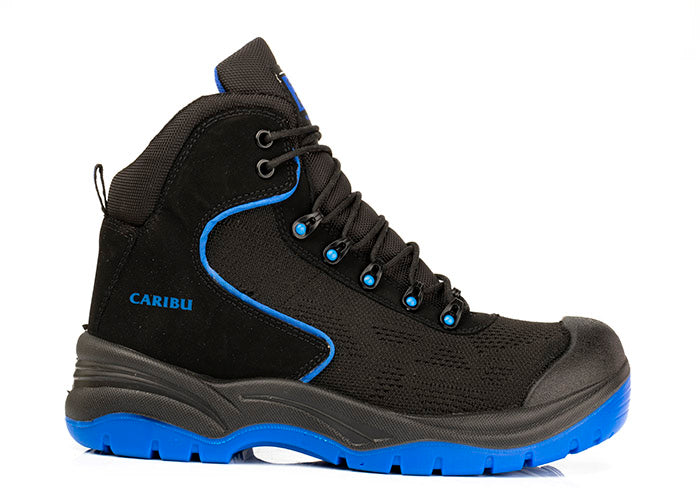 Bota Industrial Dielectrica textil con puntera de protección Caribu 317 Azul