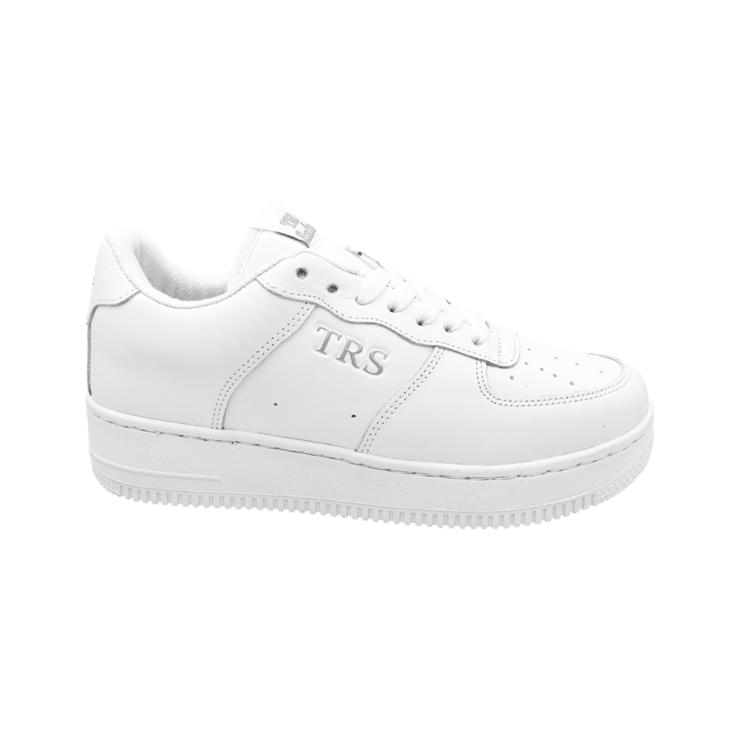Tenis de piel Trs Sneakers 7243 Blanco Total para Hombre - lateral