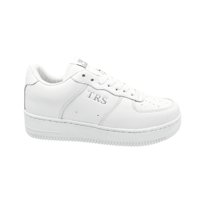 Tenis de piel Trs Sneakers 7243 Blanco Total para Hombre - lateral