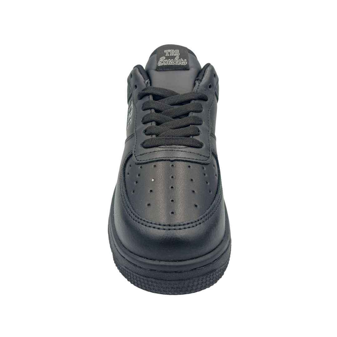 Tenis de piel Trs Sneakers 7243 Negro Total para Hombre - frontal