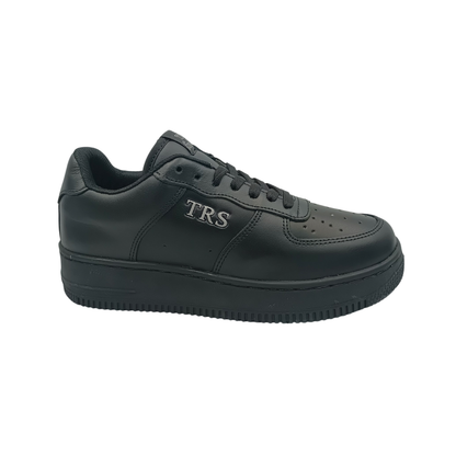 Tenis de piel Trs Sneakers 7243 Negro Total para Hombre - lateral