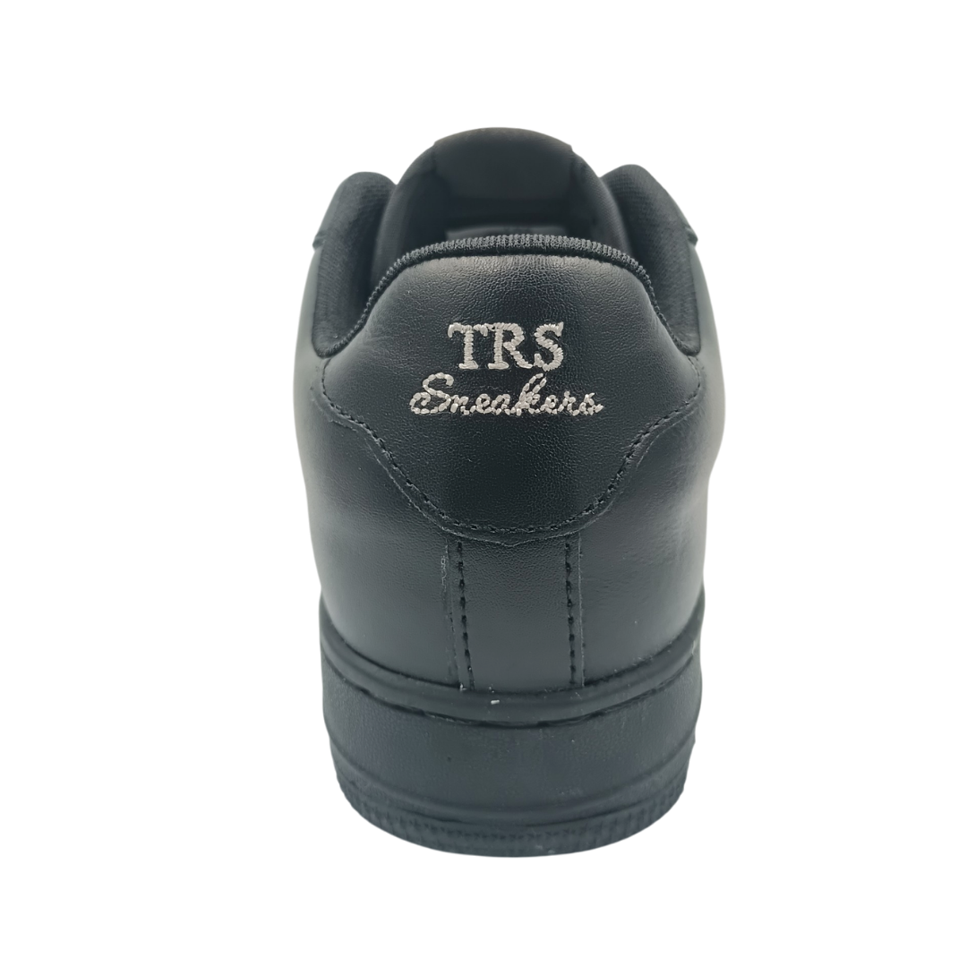 Tenis de piel Trs Sneakers 7243 Negro Total para Hombre - atrás