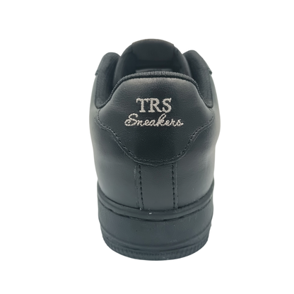 Tenis de piel Trs Sneakers 7243 Negro Total para Hombre - atrás