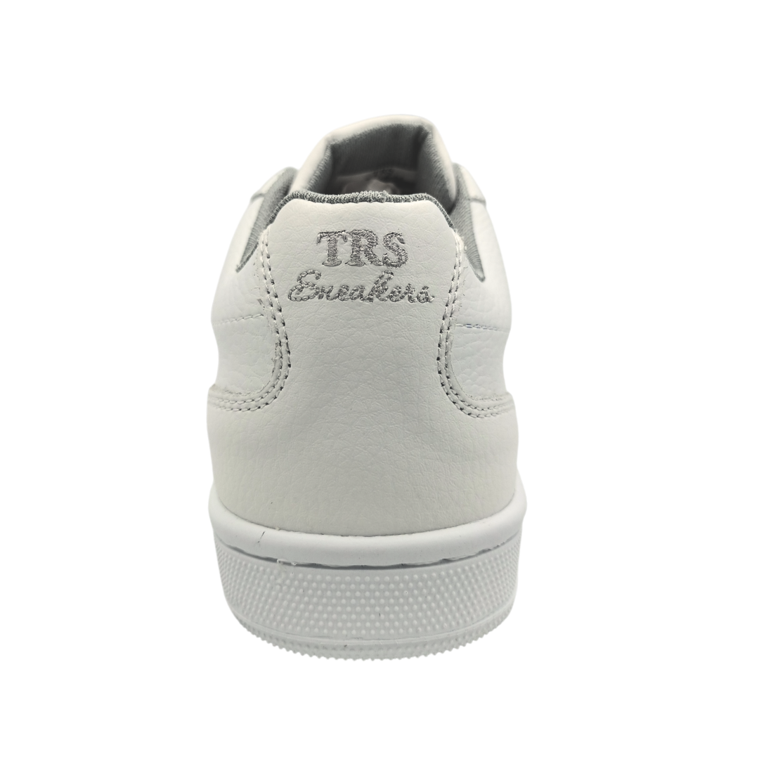 Tenis de piel Trs Sneakers 7300 Blanco Gris para Hombre - atrás