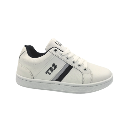 Tenis de piel Trs Sneakers 7300 Blanco Marino para Hombre - lateral