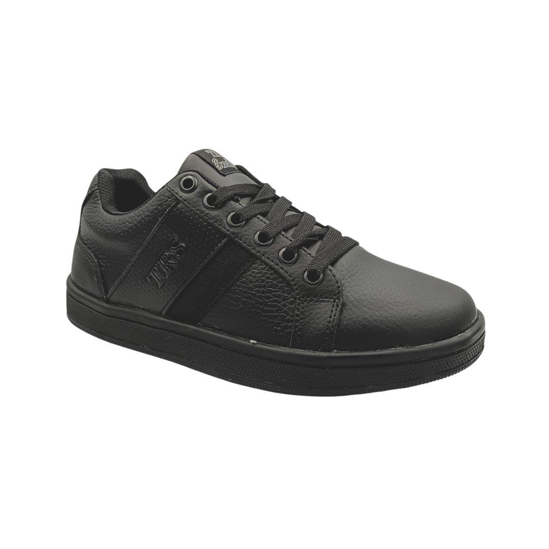 Tenis de piel Trs Sneakers 7300 Negro Total para Hombre - tres cuartos