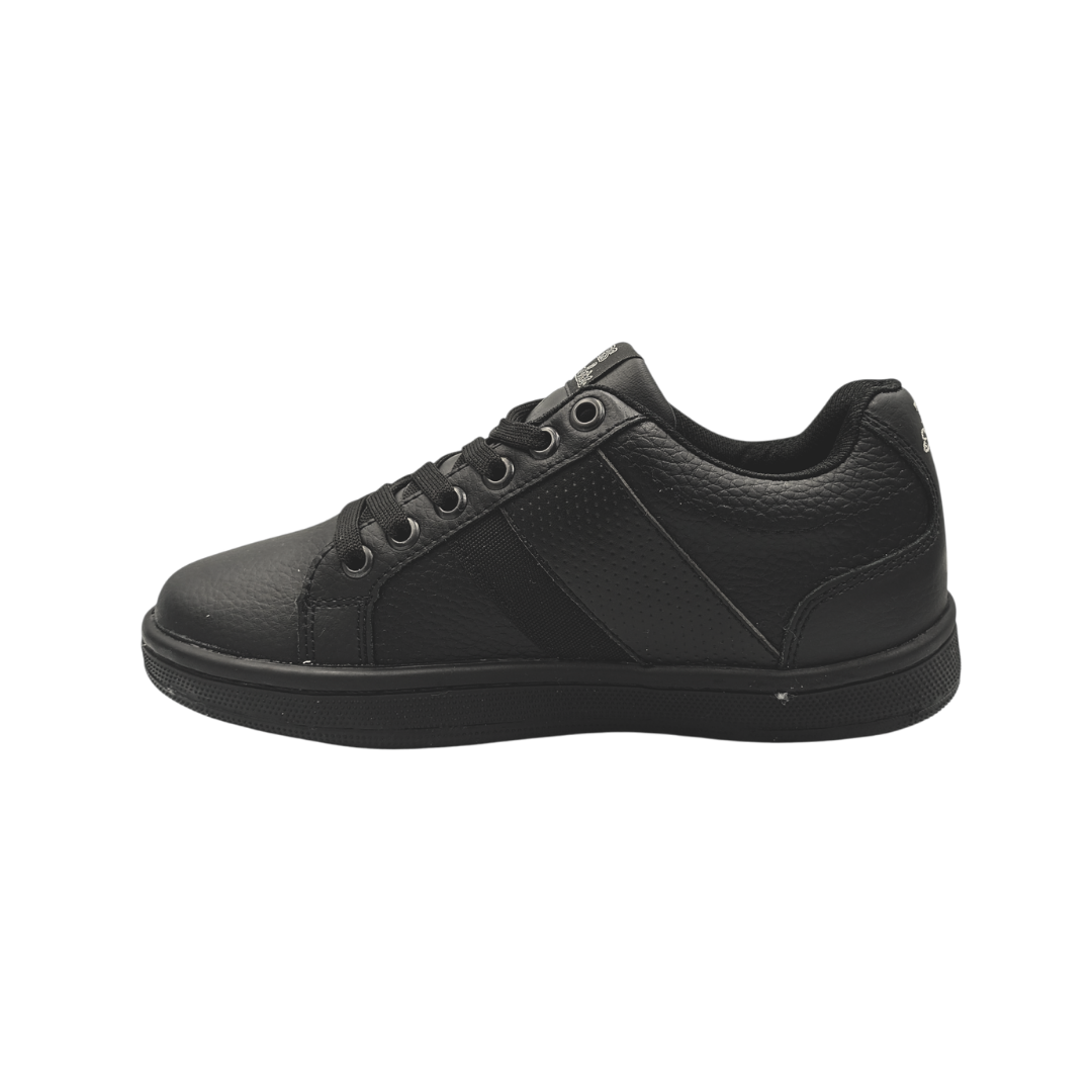 Tenis de piel Trs Sneakers 7300 Negro Total para Hombre - lateral izquierda