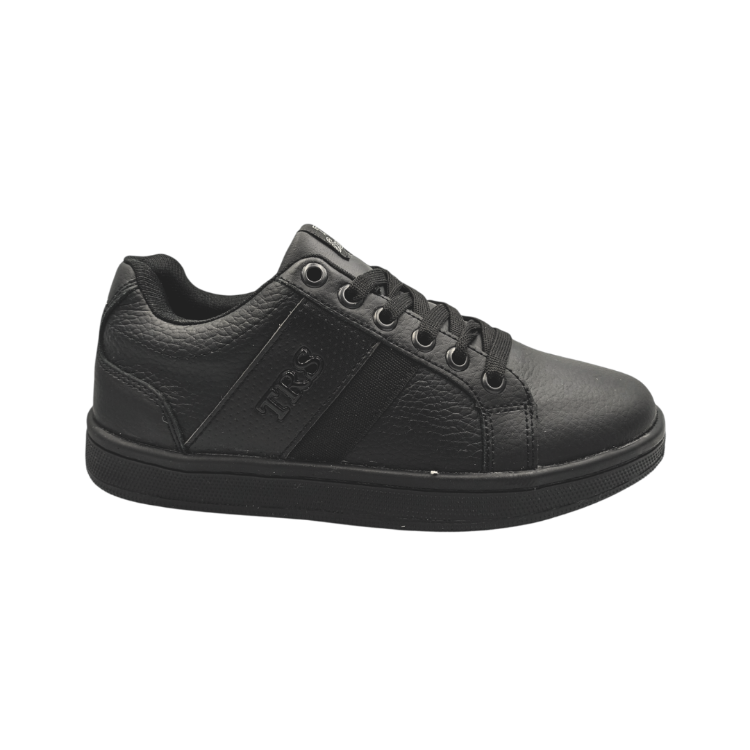 Tenis de piel Trs Sneakers 7300 Negro Total para Hombre - lateral