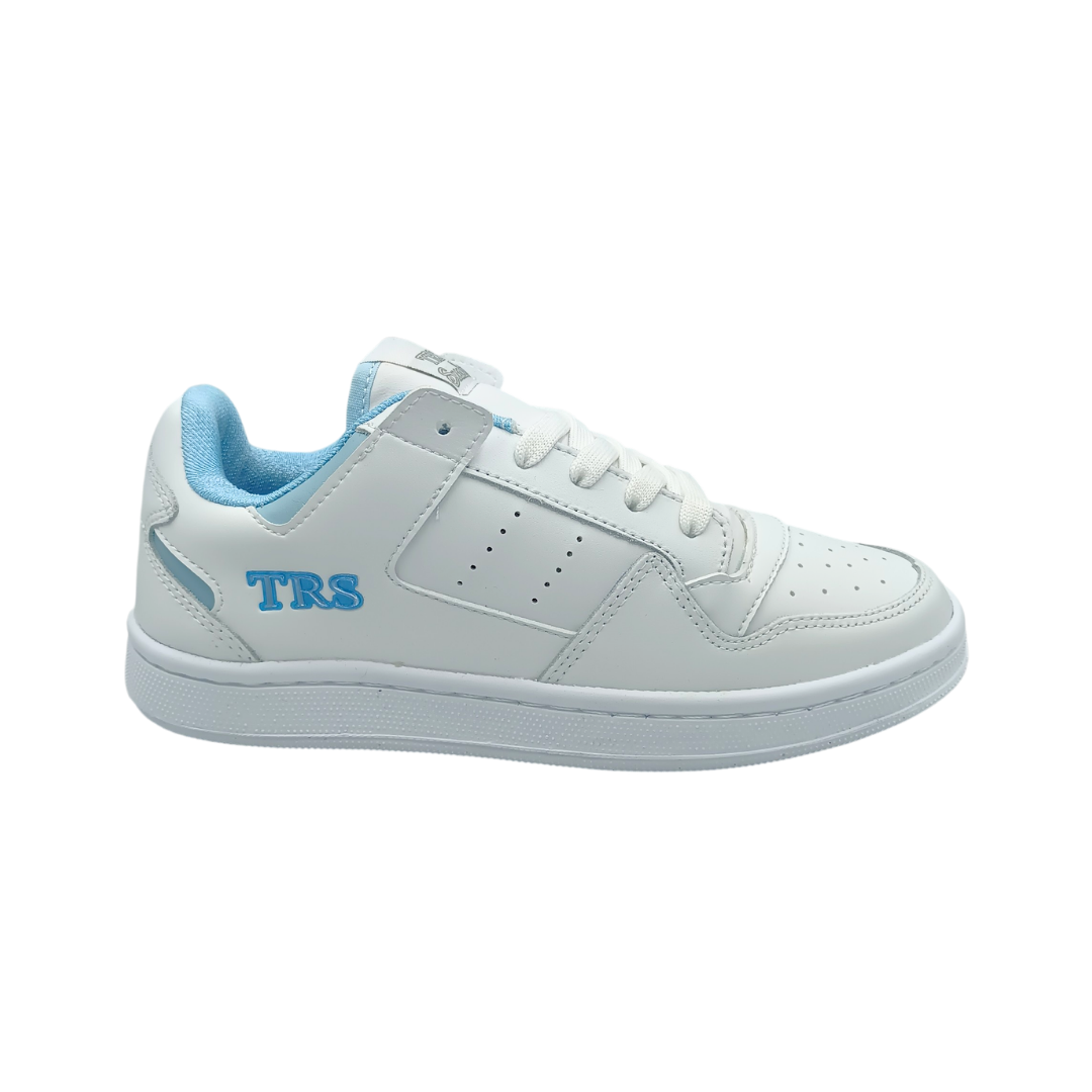 Tenis de piel Trs Sneakers 7373 Blanco Cielo para Mujer - lateral