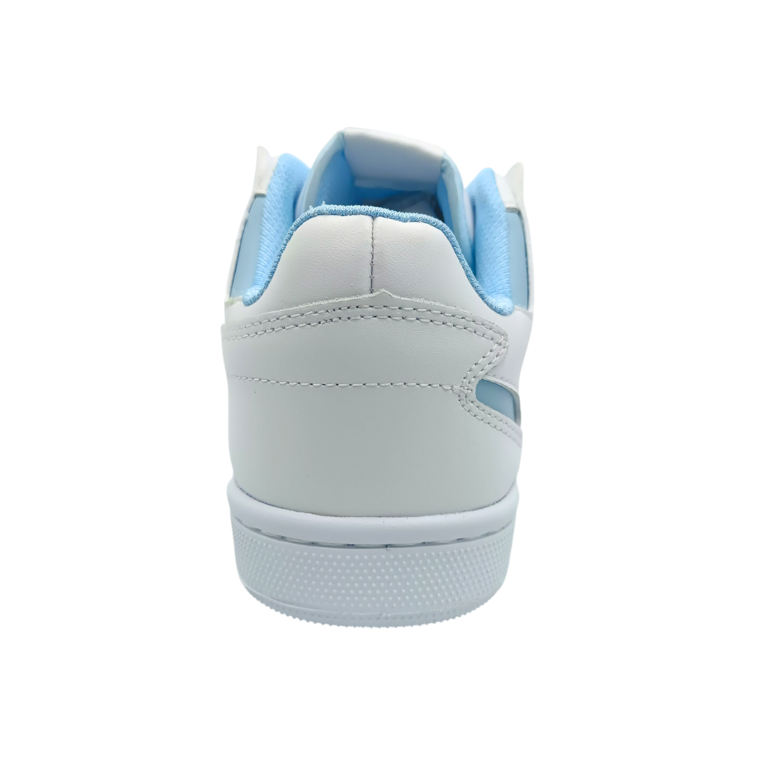 Tenis de piel Trs Sneakers 7373 Blanco Cielo para Mujer - atrás