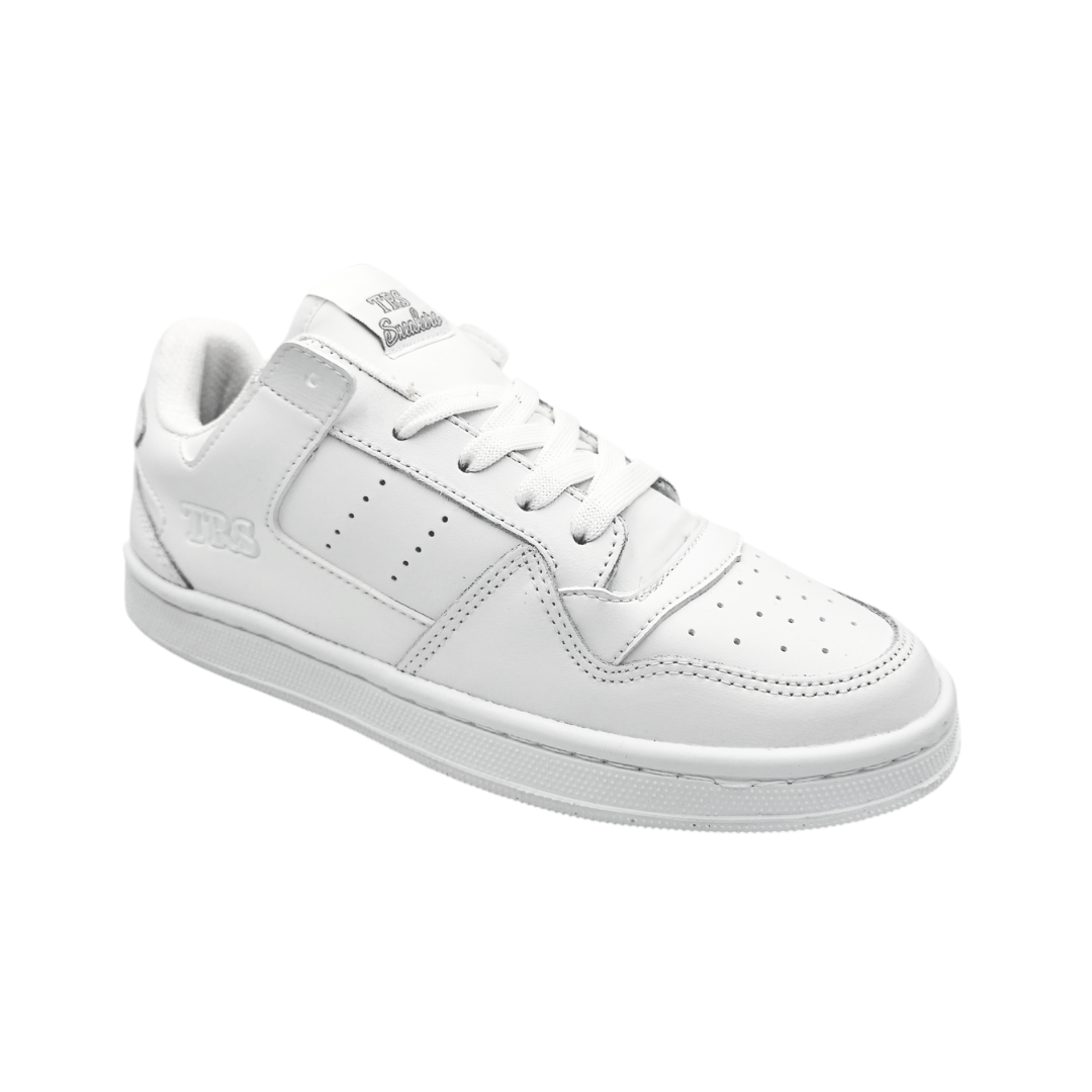 Tenis de piel Trs Sneakers 7373 Blanco Total para Hombre - tres cuartos