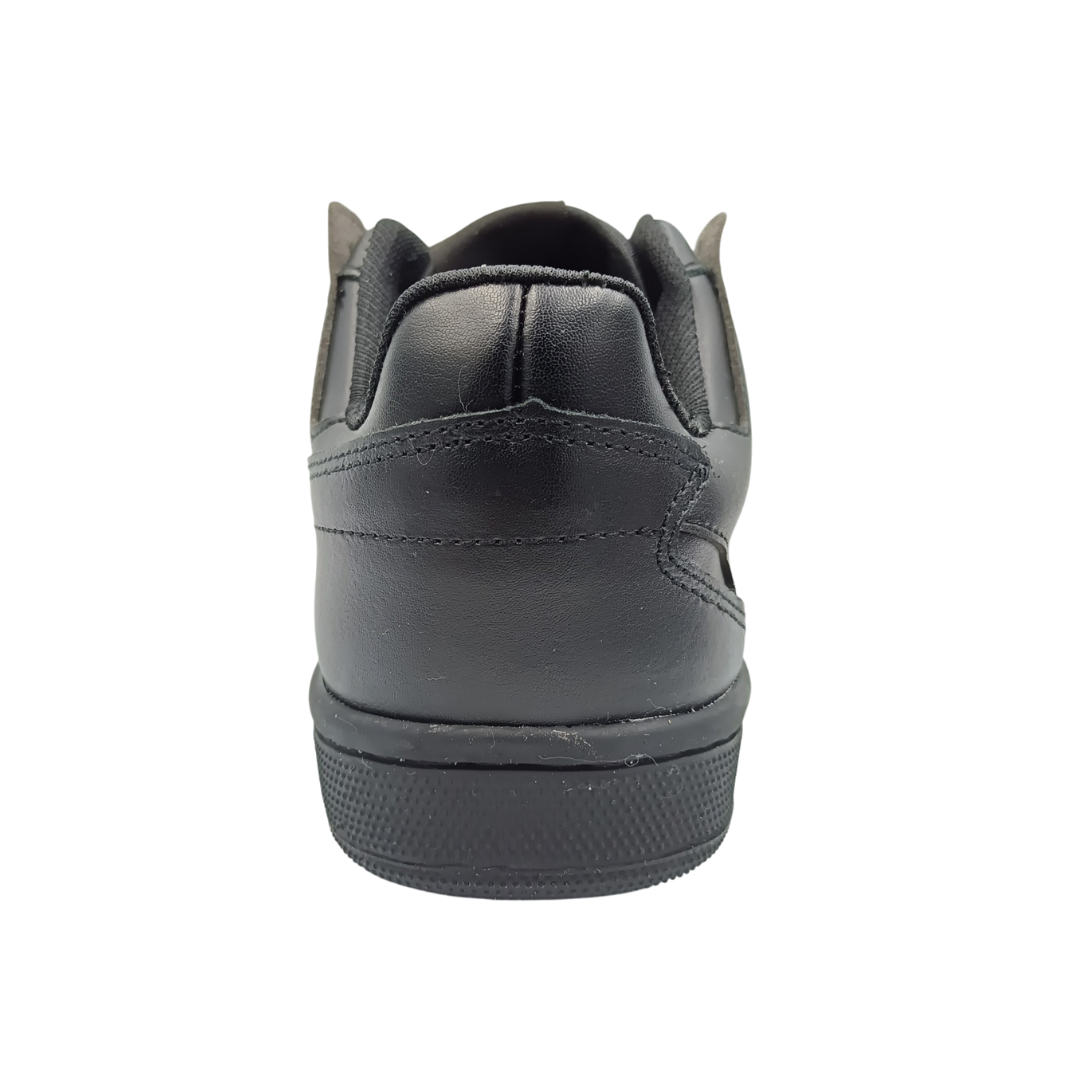 Tenis de piel Trs Sneakers 7373 Negro Total para Hombre - atrás