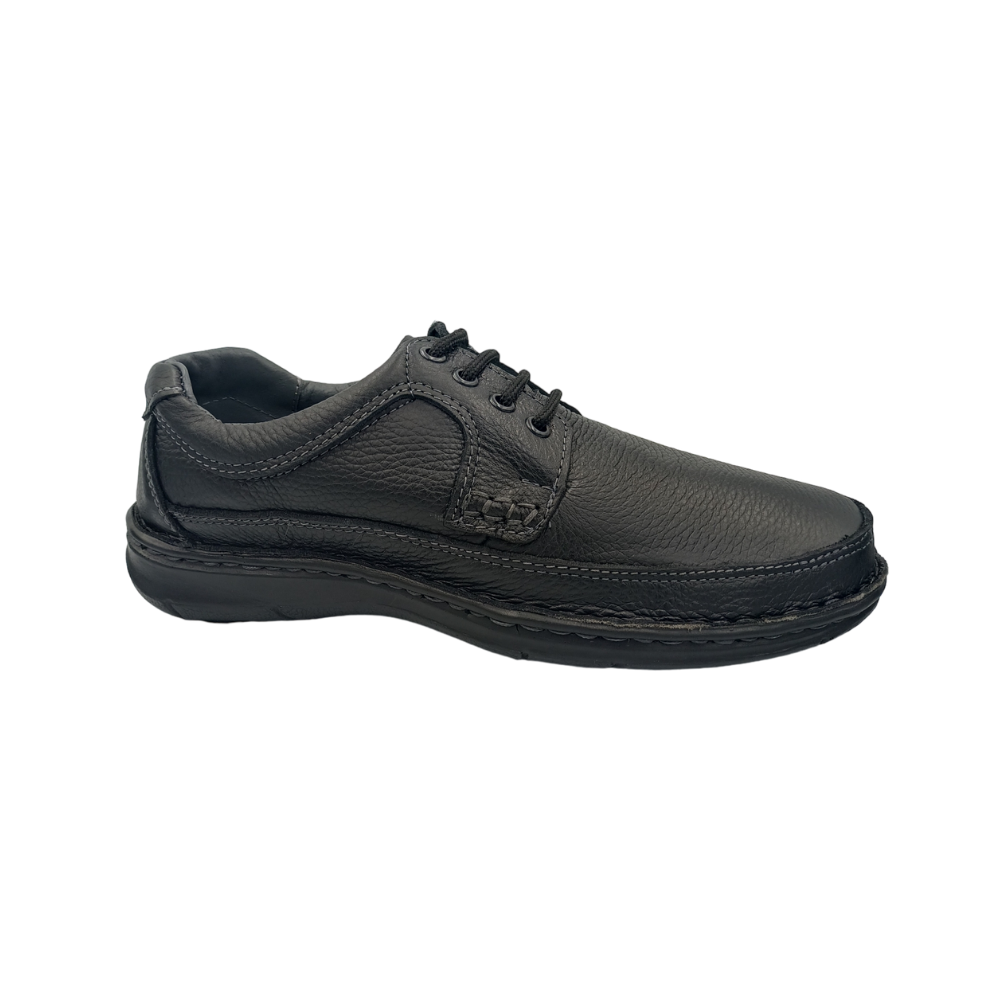 Zapato Confort de piel Vandana 311 Dakota Negro para Hombre - tres cuartos