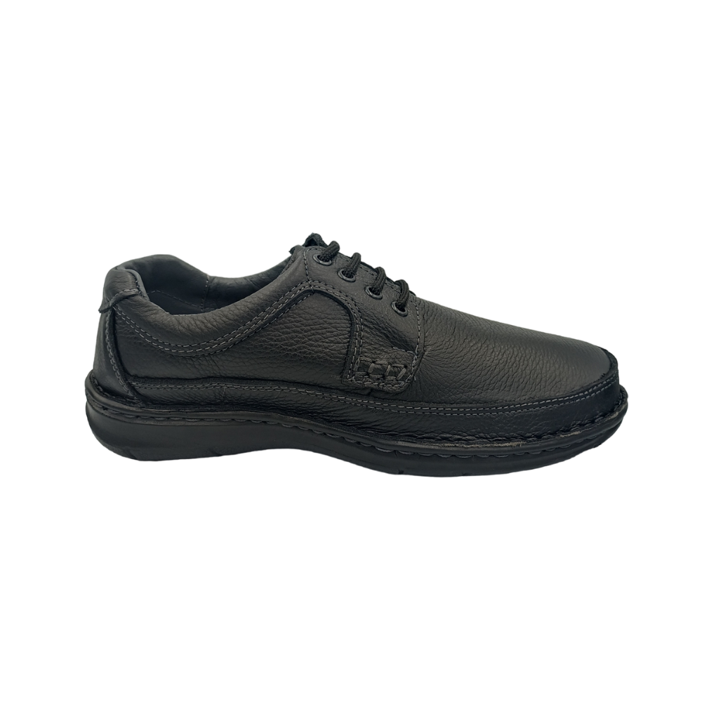 Zapato Confort de piel Vandana 311 Dakota Negro para Hombre - lateral