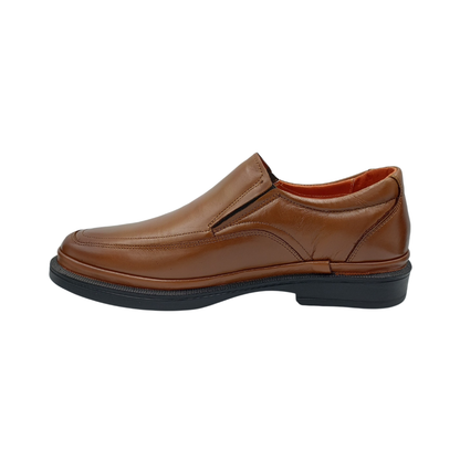 Zapato de piel Leugim Confort 36100 Napa Miel para Hombre - lateral izquierdo