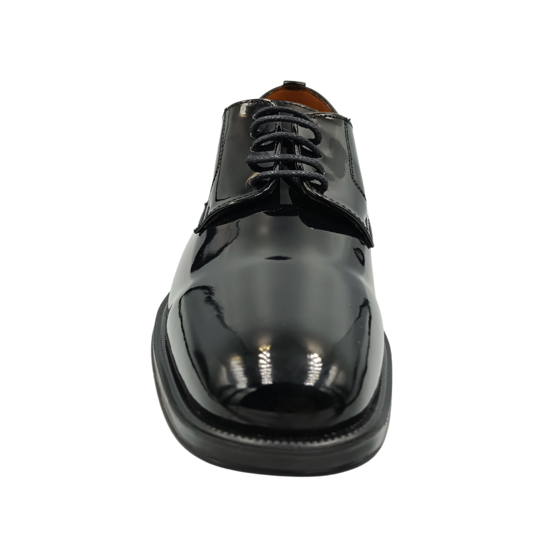 Zapato de vestir de piel Oxford Leugim Elegance 100 charol negro para hombre - frontal